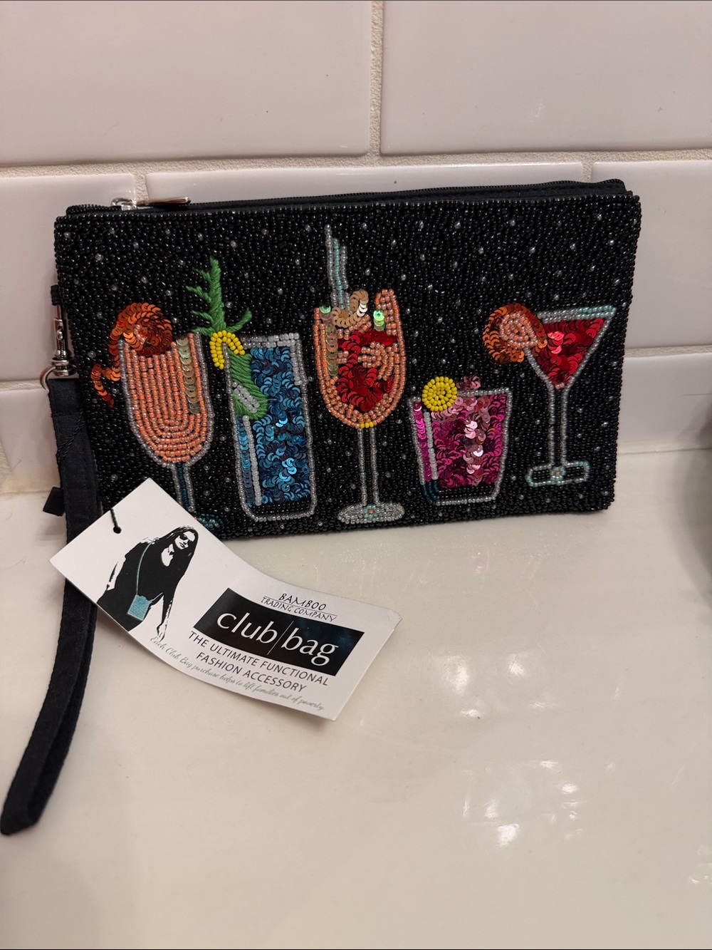 Beaded Cocktail Wristlet/crossbody - NWT
